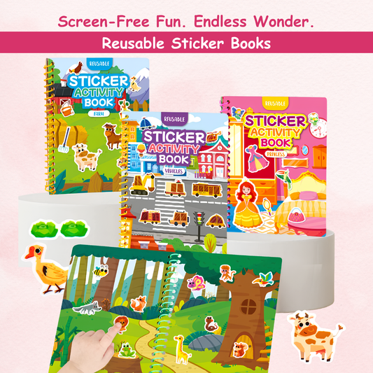 Wonderly Little Worlds™ Reusable Jelly Sticker Book