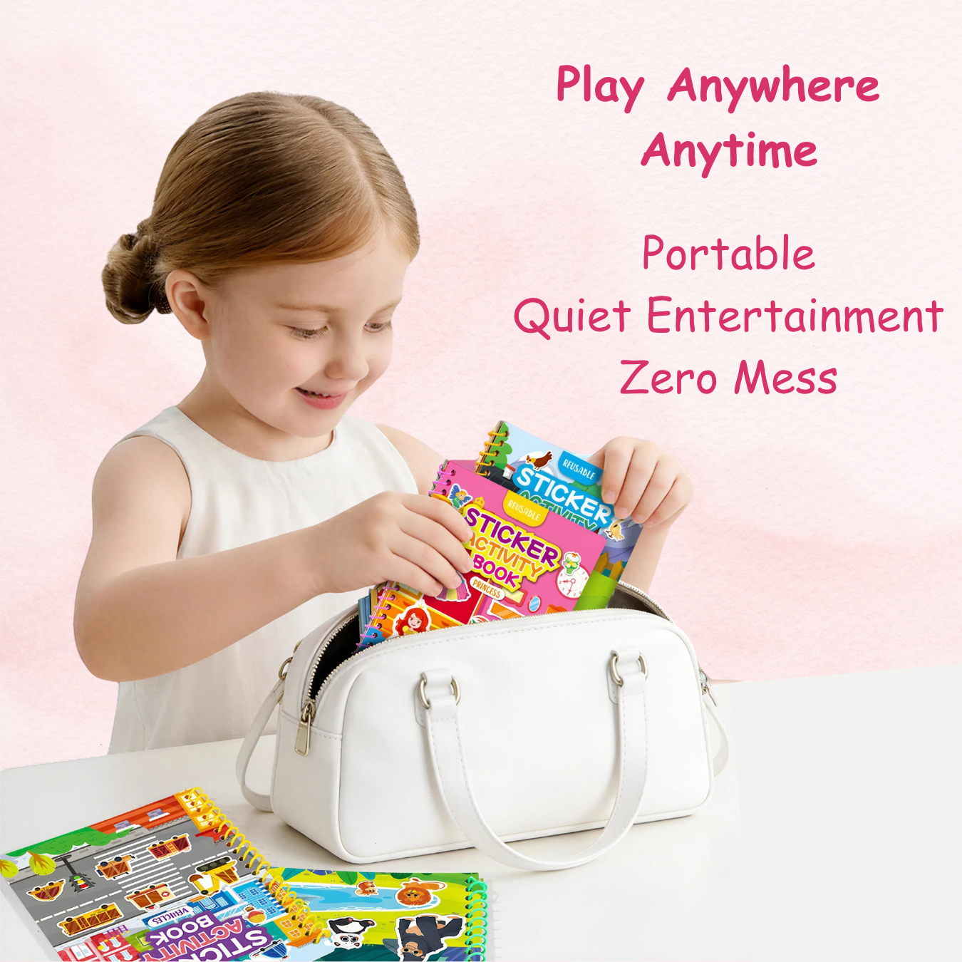 Wonderly Little Worlds™ Reusable Jelly Sticker Book