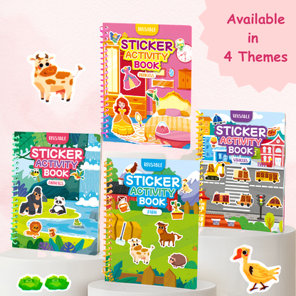 Wonderly Little Worlds™ Reusable Jelly Sticker Book