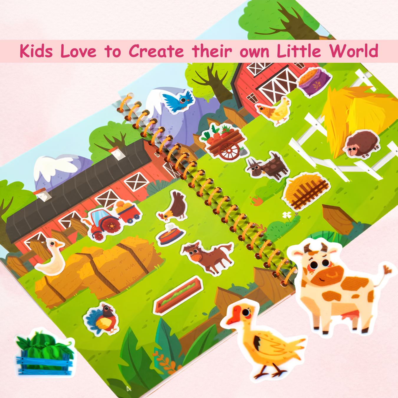 Wonderly Little Worlds™ Reusable Jelly Sticker Book