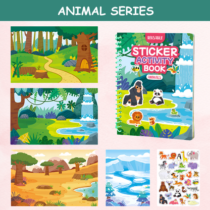 Wonderly Little Worlds™ Reusable Jelly Sticker Book