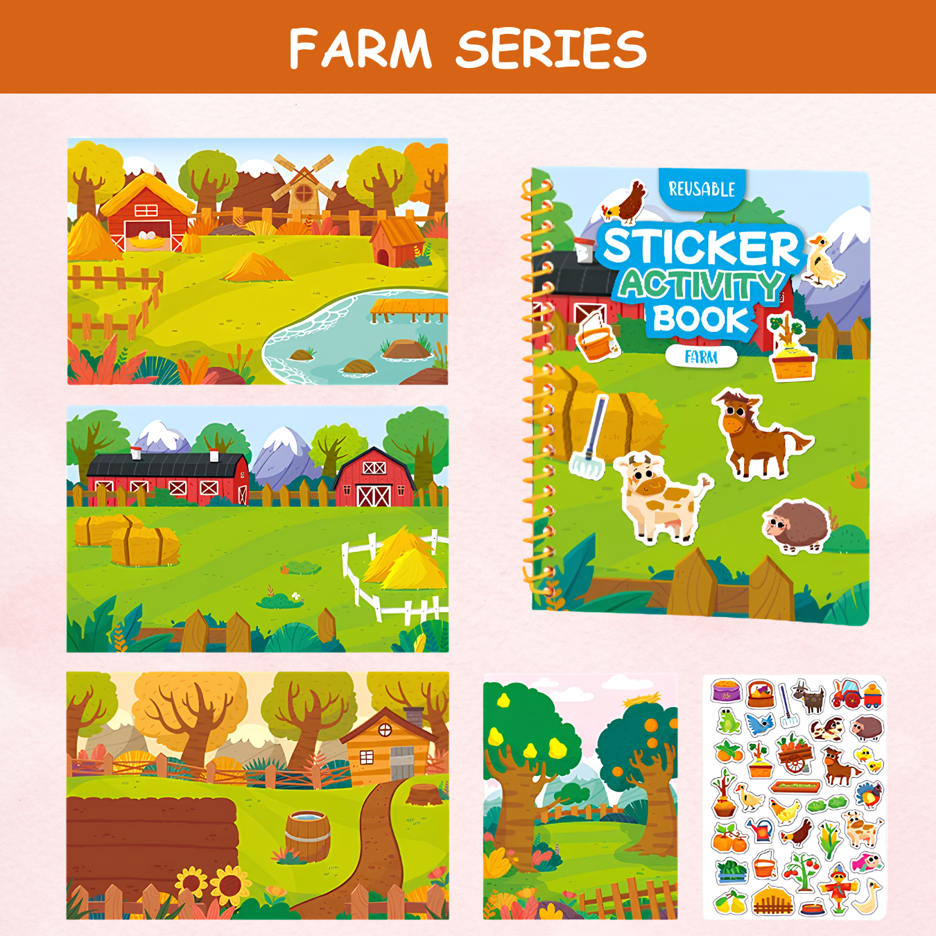 Wonderly Little Worlds™ Reusable Jelly Sticker Book