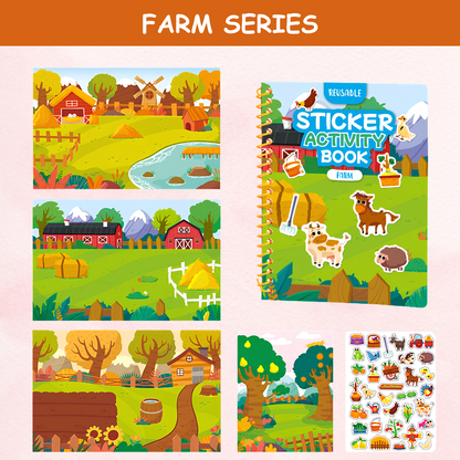 Wonderly Little Worlds™ Reusable Jelly Sticker Book